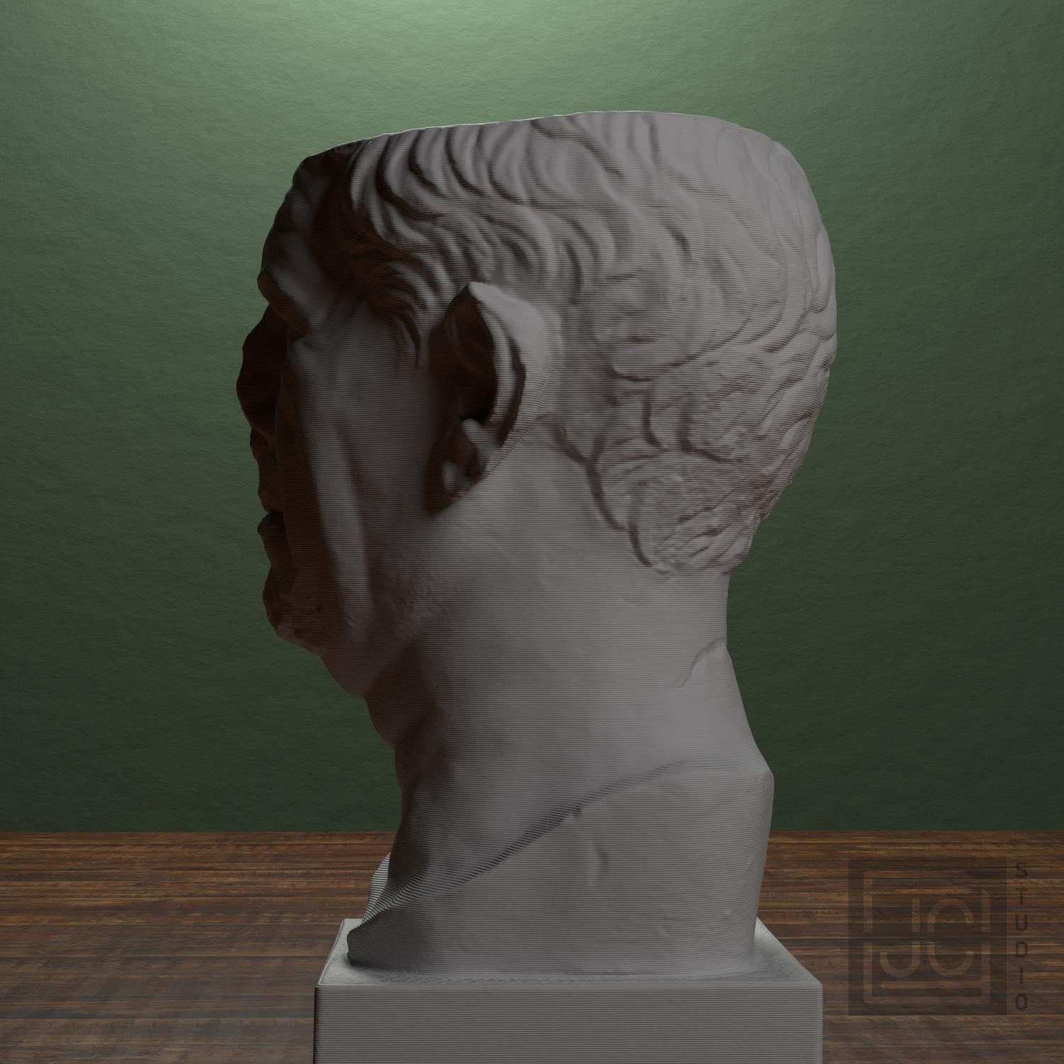 So-Called Tivoli General 3D Printed Museum Portrait Replica