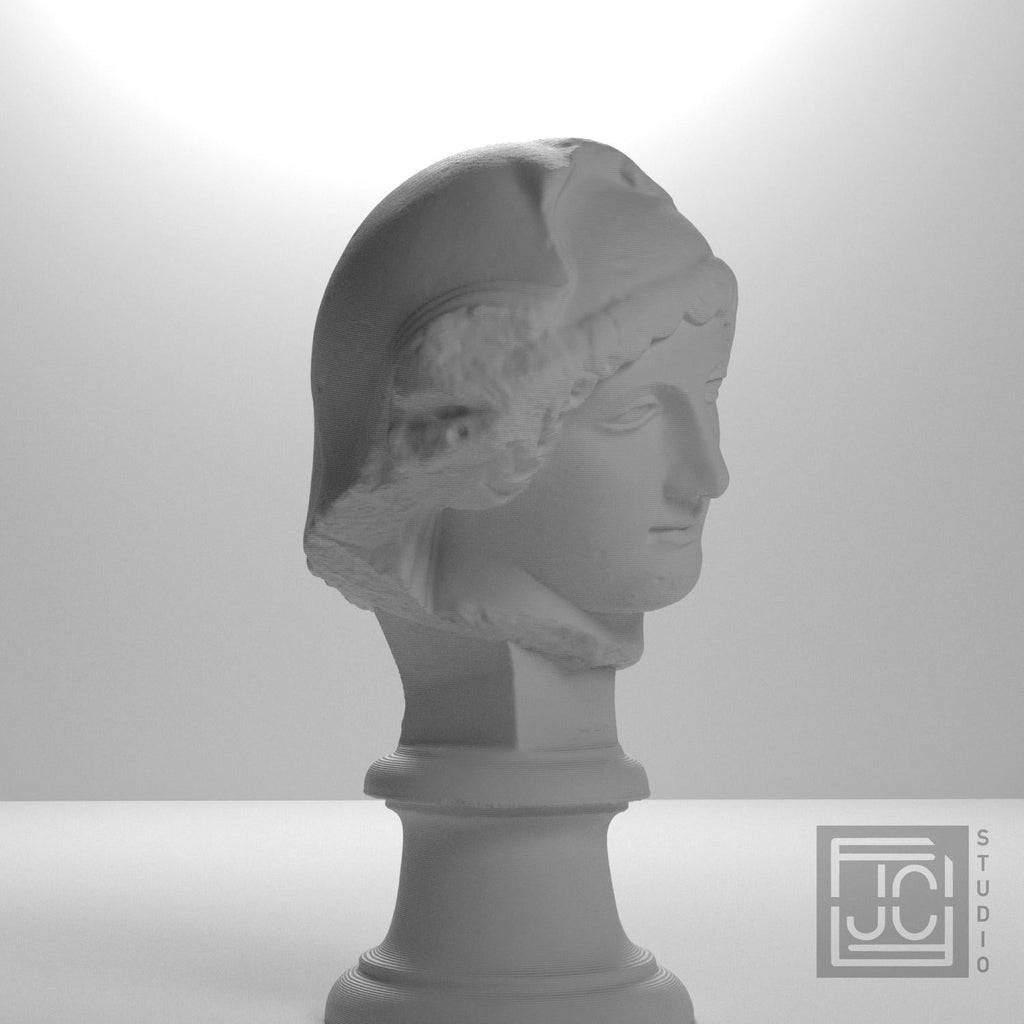 Mourning Penelope Head 3D Printed Museum Replica