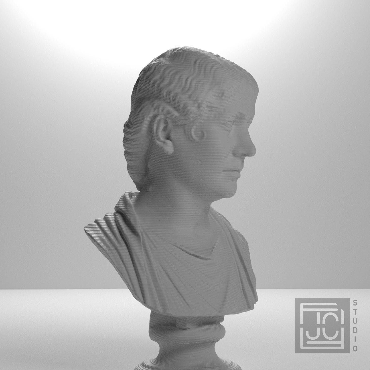 Roman Lady 3D Printed Collectible Bust