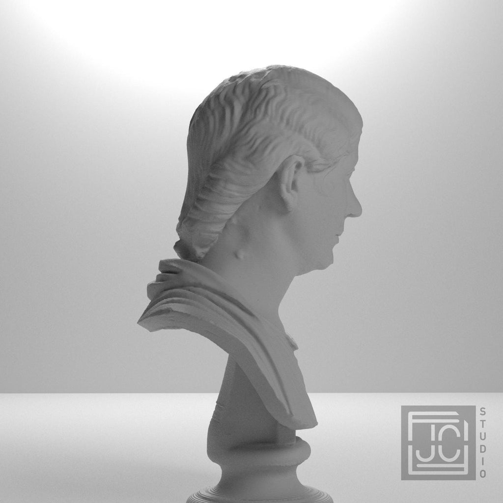 Roman Lady 3D Printed Collectible Bust
