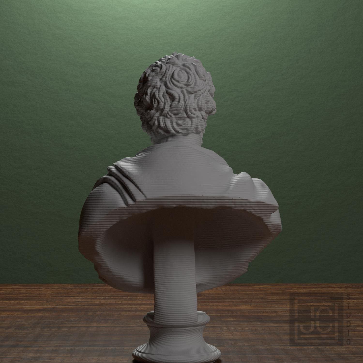 Septimius Severus 3D Printed Collectible Bust