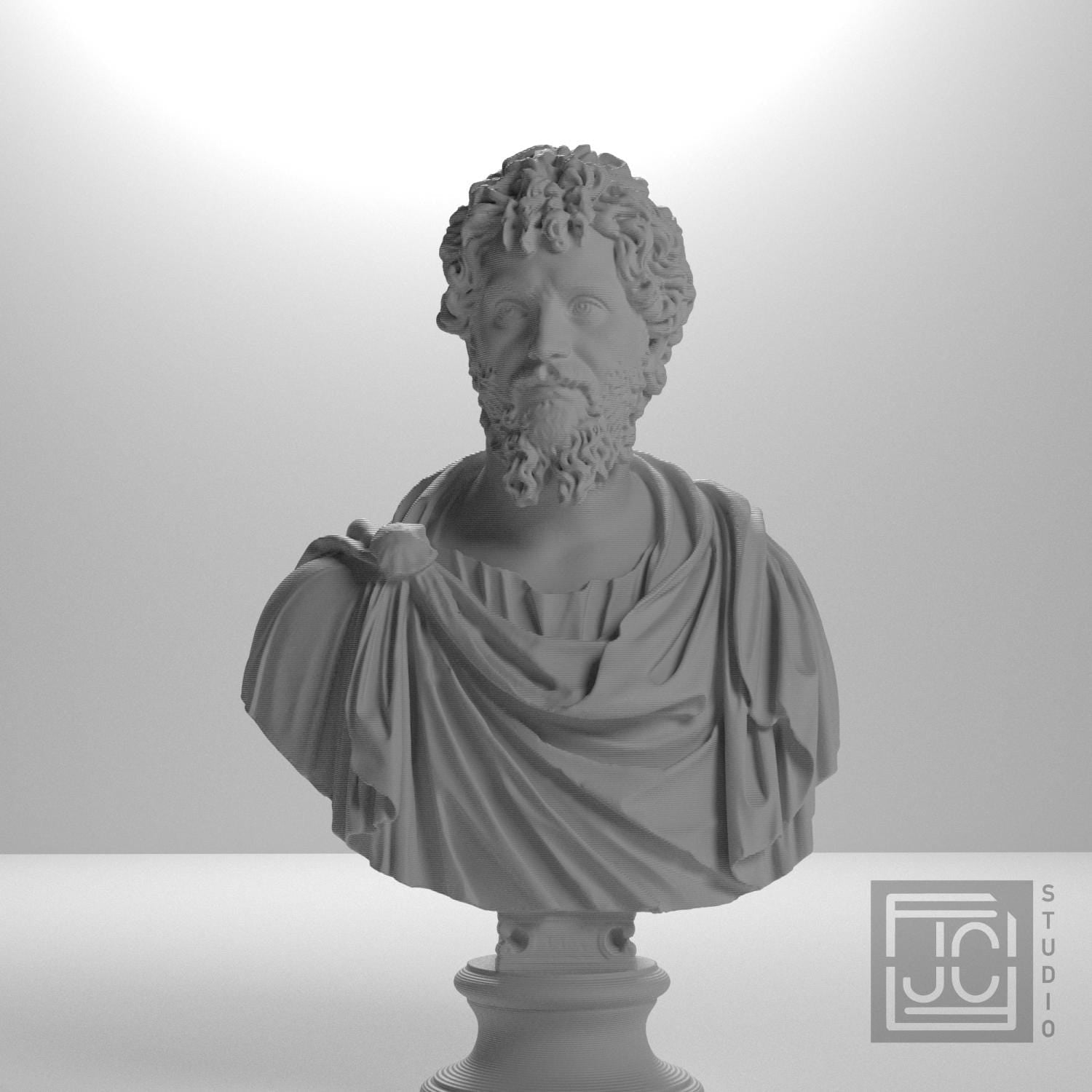 Septimius Severus 3D Printed Collectible Bust