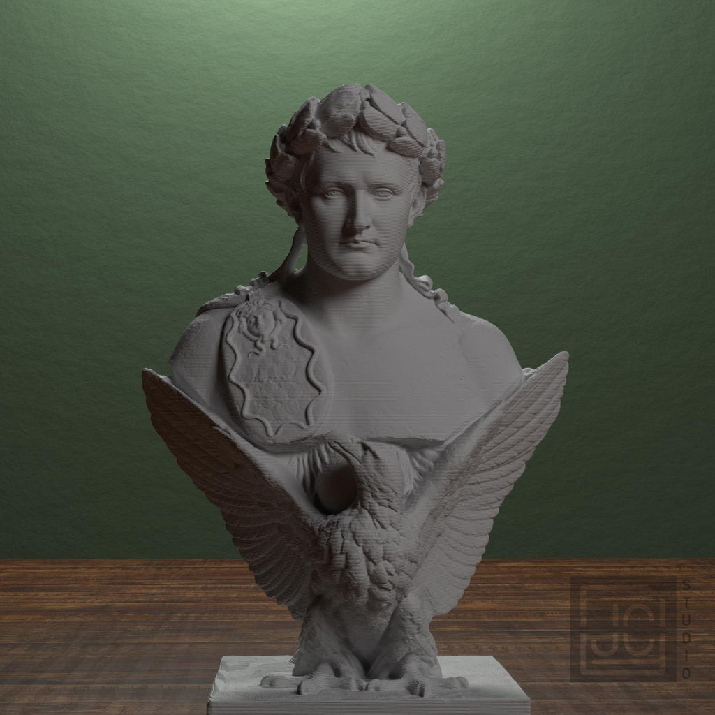 Napoleon Bonaparte 3D Printed Collectible Bust