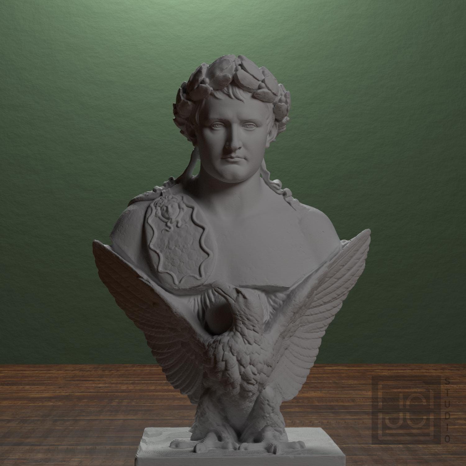 Napoleon Bonaparte 3D Printed Collectible Bust