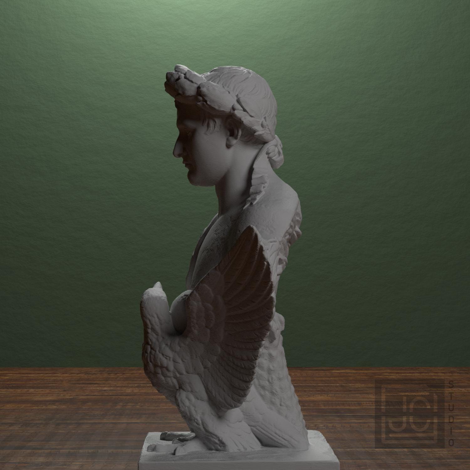 Napoleon Bonaparte 3D Printed Collectible Bust