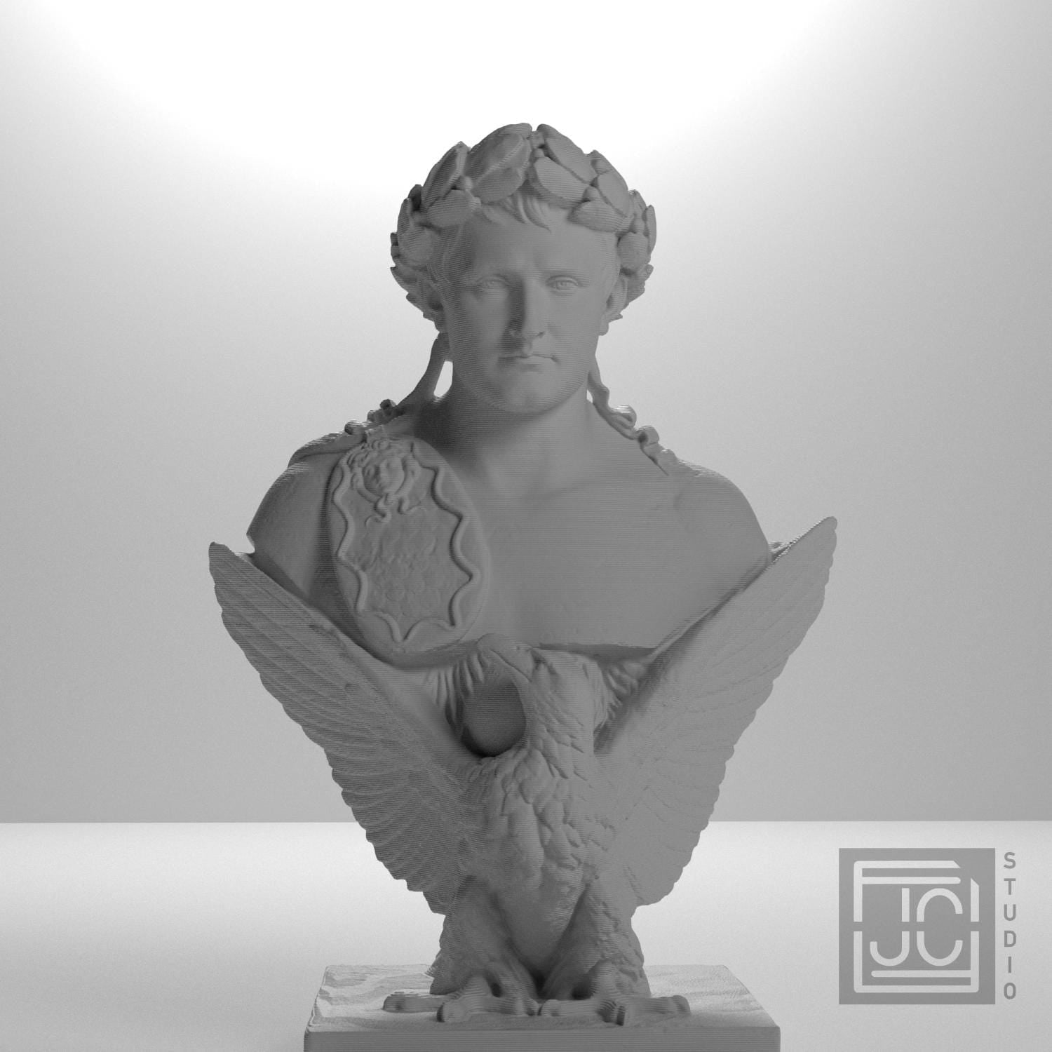 Napoleon Bonaparte 3D Printed Collectible Bust