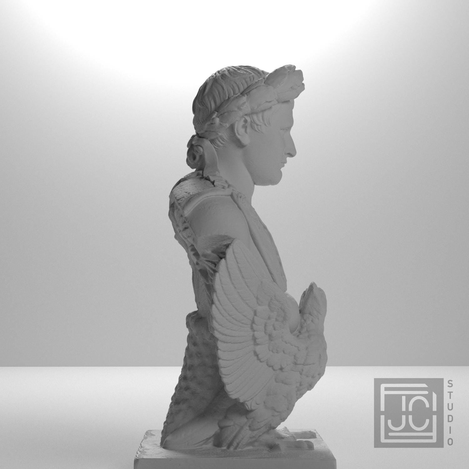 Napoleon Bonaparte 3D Printed Collectible Bust