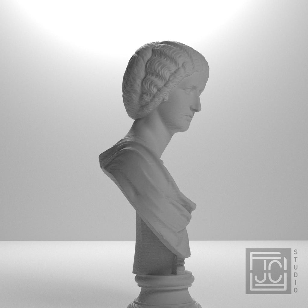 Portrait of a Noblewoman 3D Printed Museum Replica