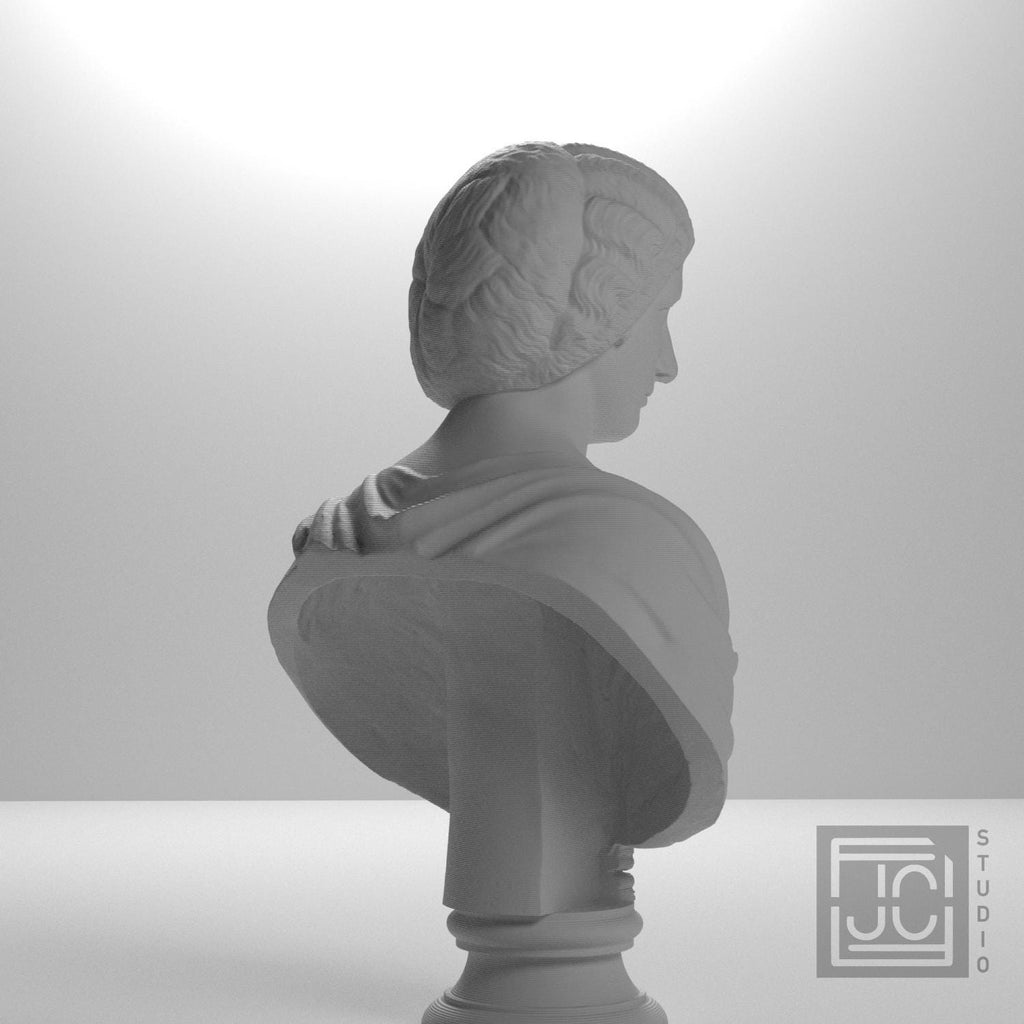 Portrait of a Noblewoman 3D Printed Museum Replica