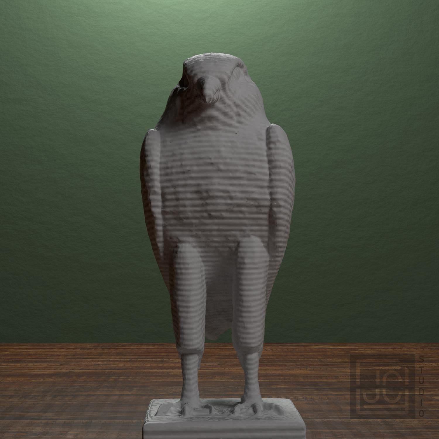 Horus Figure 3D Printed Collectible Sculpture