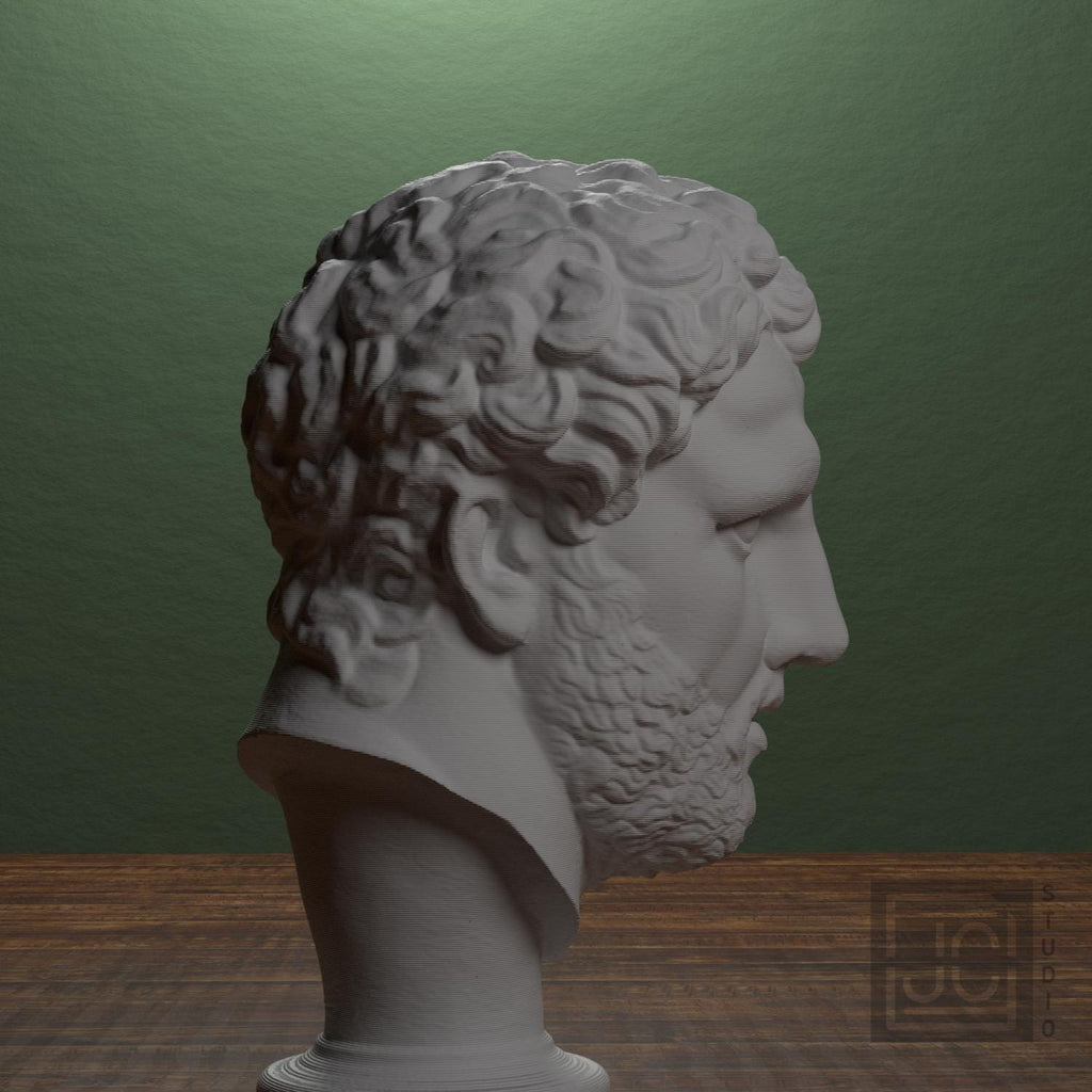 Ancient Portrait Head No. 0448 3D Printed Collectible Bust