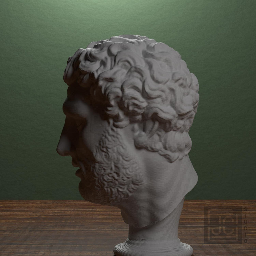 Ancient Portrait Head No. 0448 3D Printed Collectible Bust
