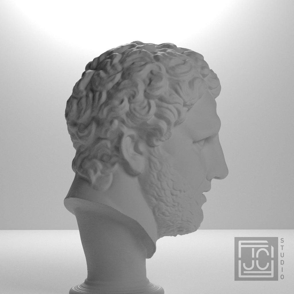 Ancient Portrait Head No. 0448 3D Printed Collectible Bust