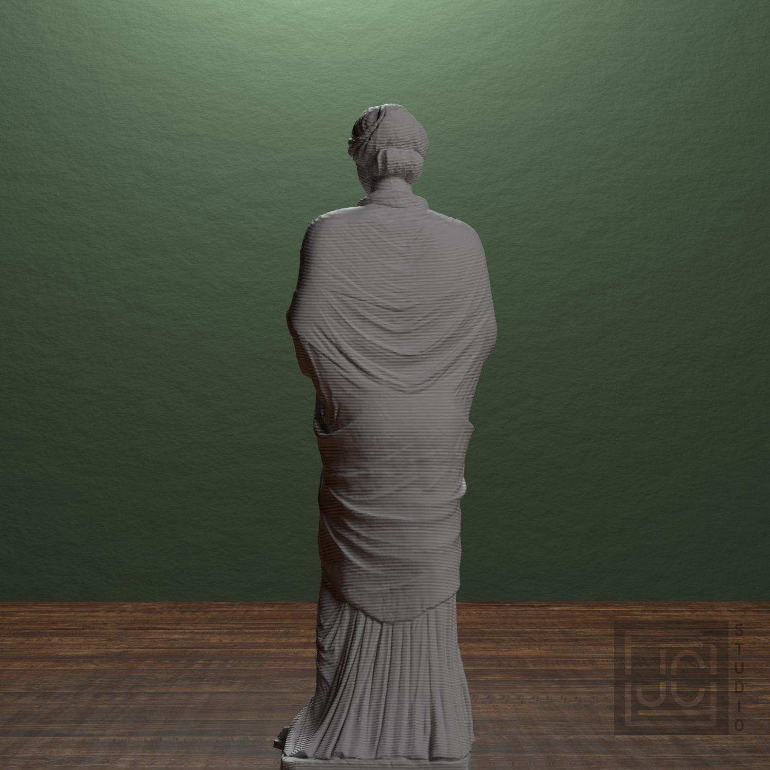 Priestess or Muse 3D Printed Museum Replica