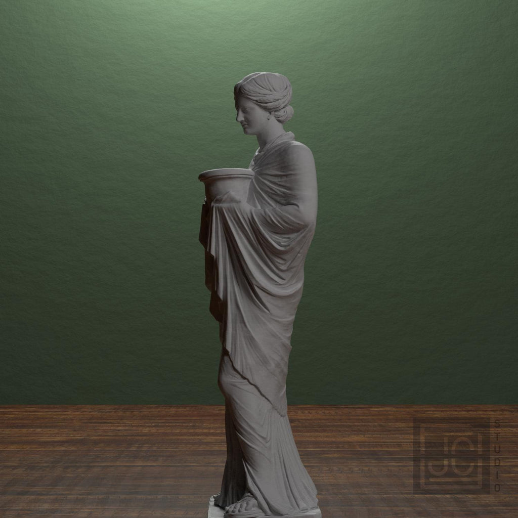 Priestess or Muse 3D Printed Museum Replica