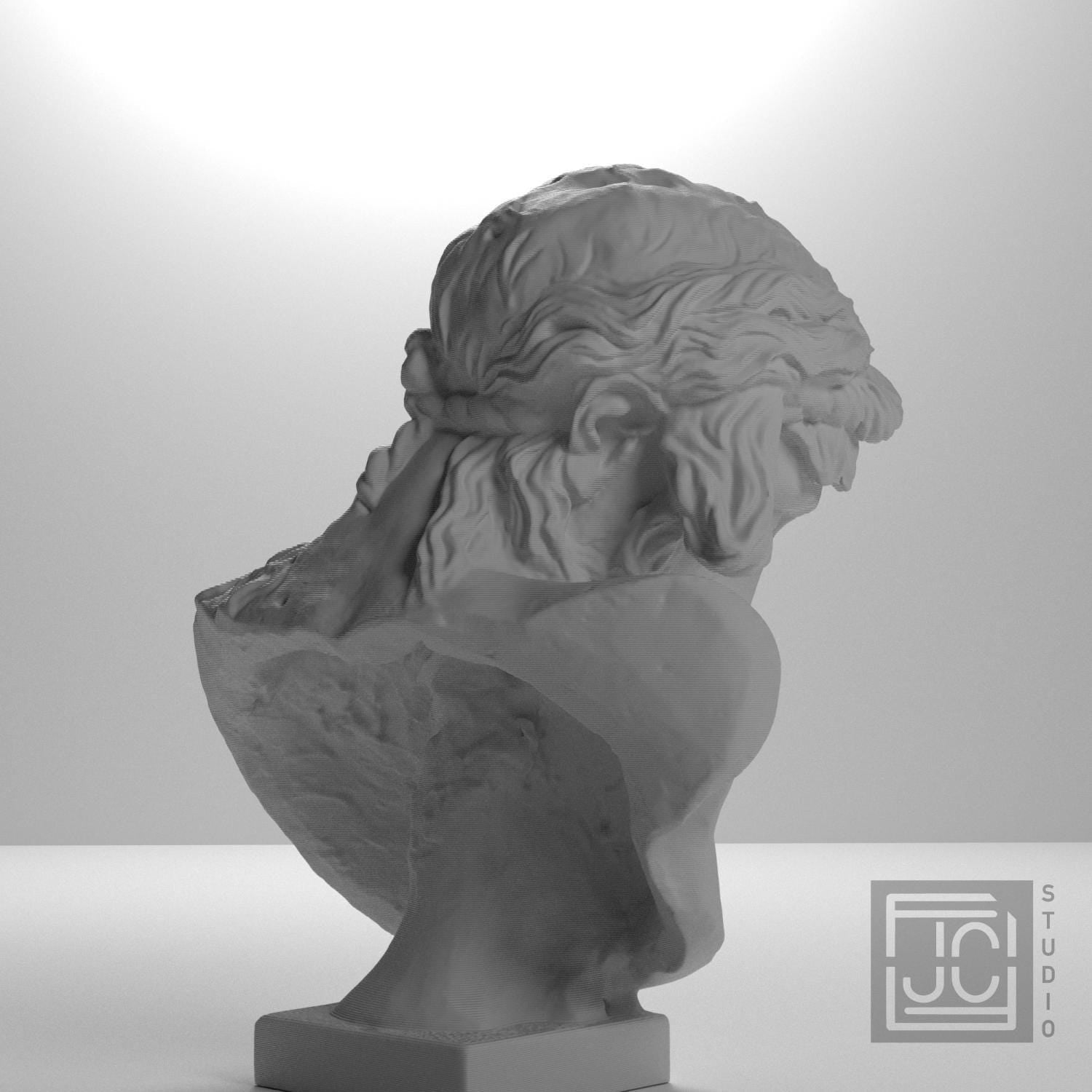 Christ on the Crucifix 3D Printed Collectible Sculpture
