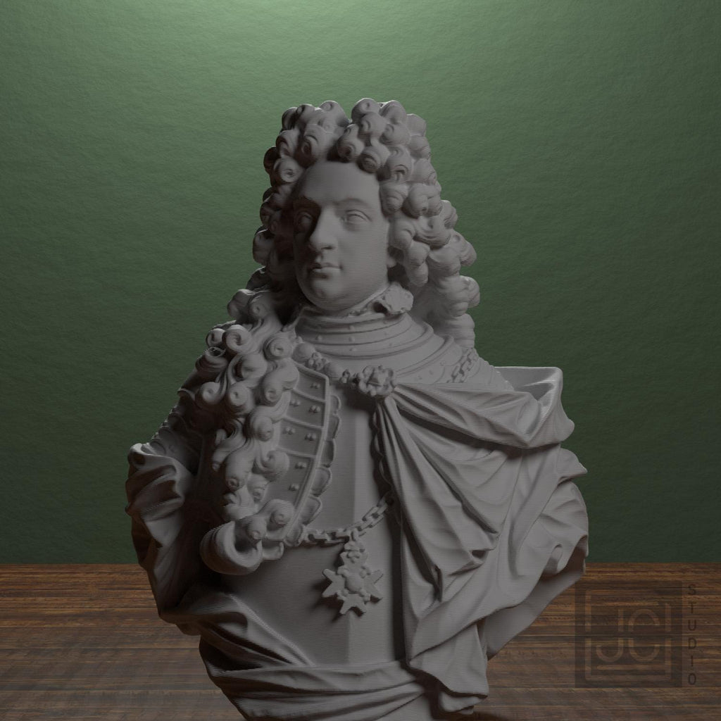 Captain Moritz Hartmann 3D Printed Collectible Bust