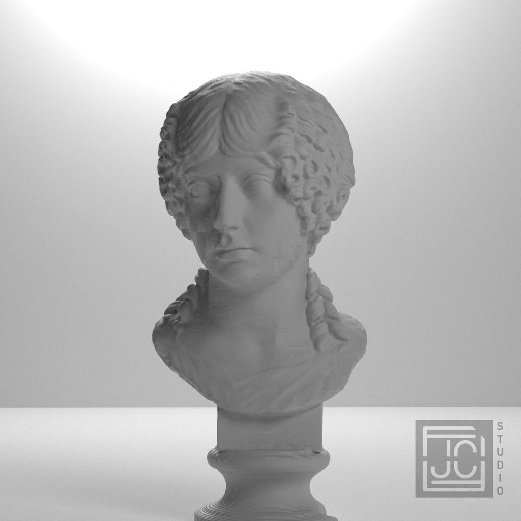 Minatia Polla 3D Printed Museum Portrait Replica