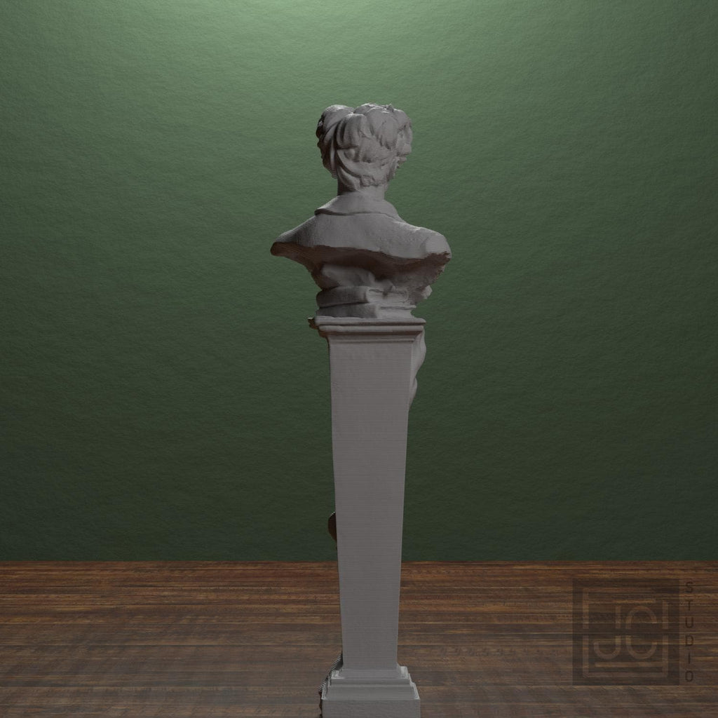 Portrait of August Strindberg 3D Printed Collectible Bust