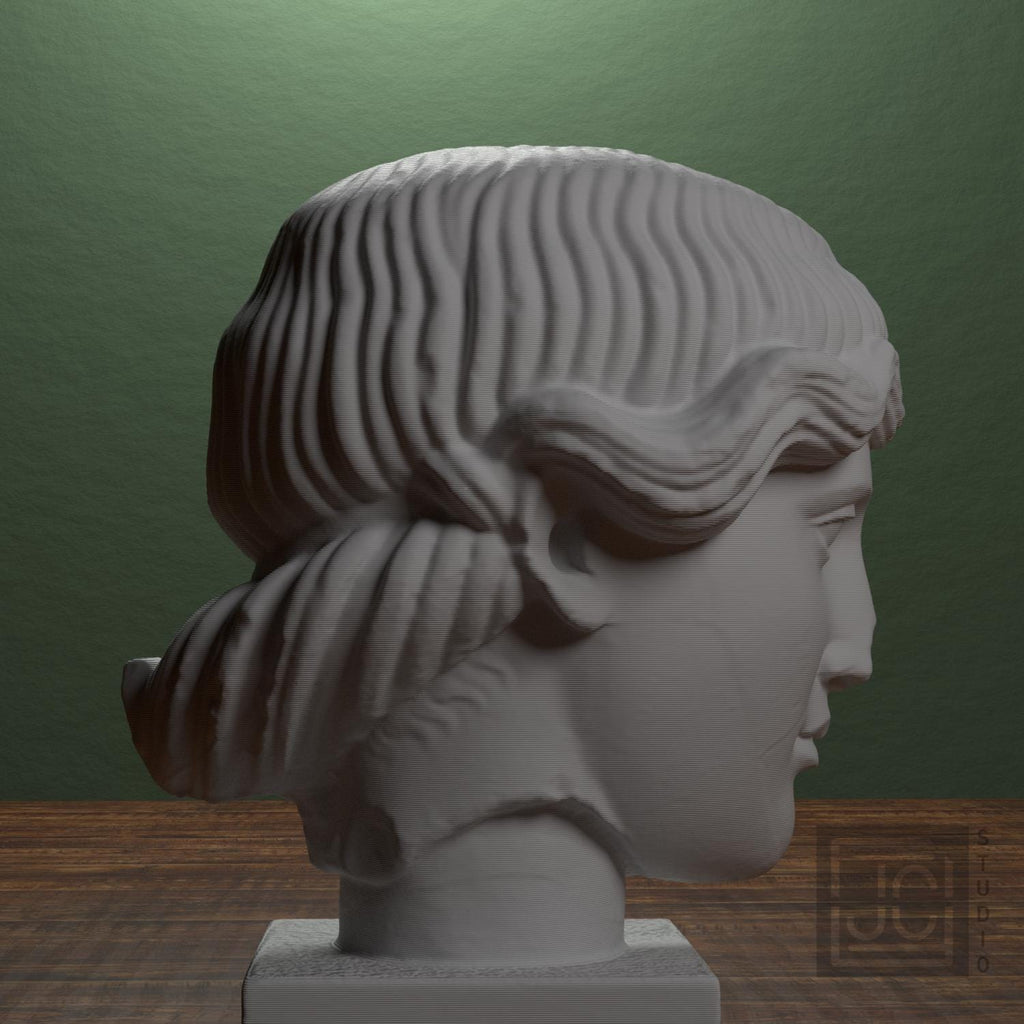 Orpheus Head 3D Printed Museum Replica