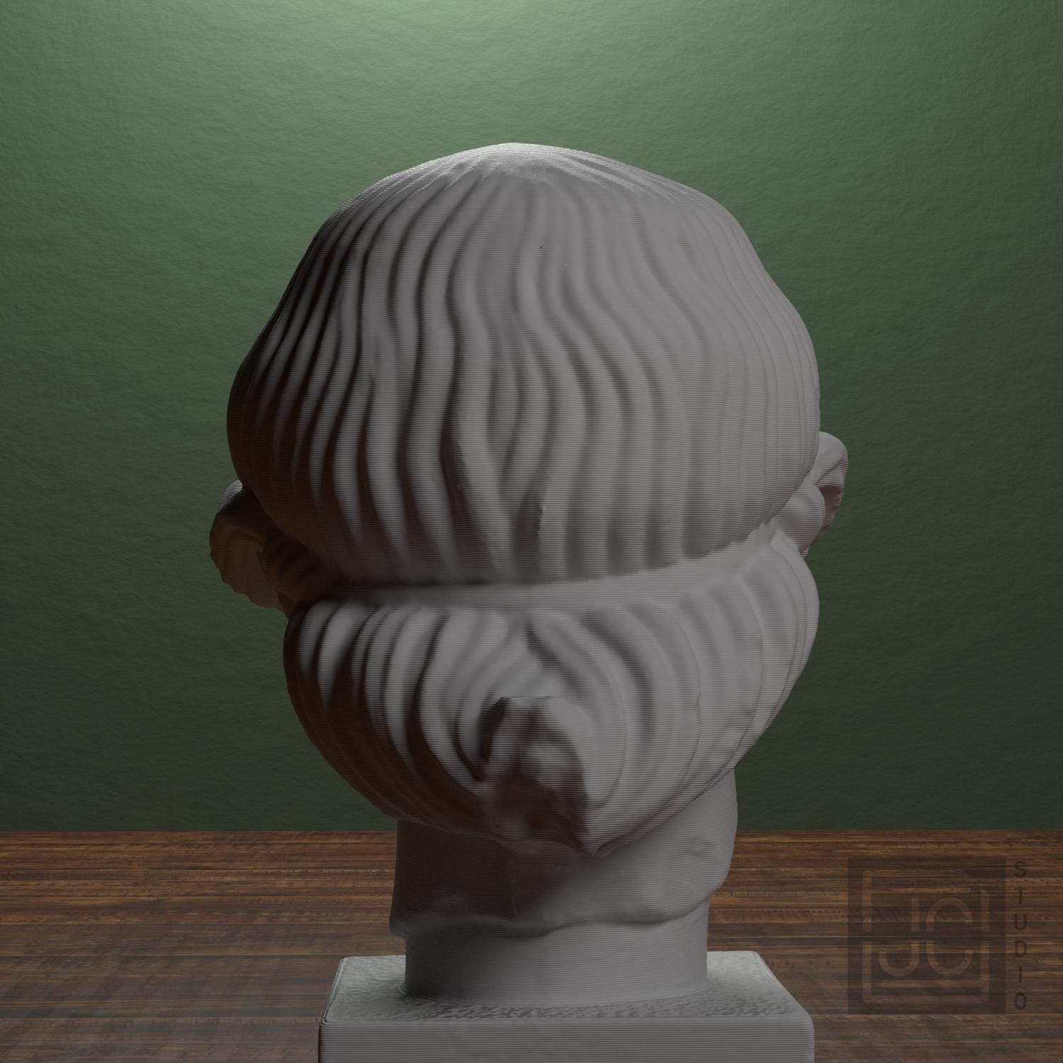 Orpheus Head 3D Printed Museum Replica