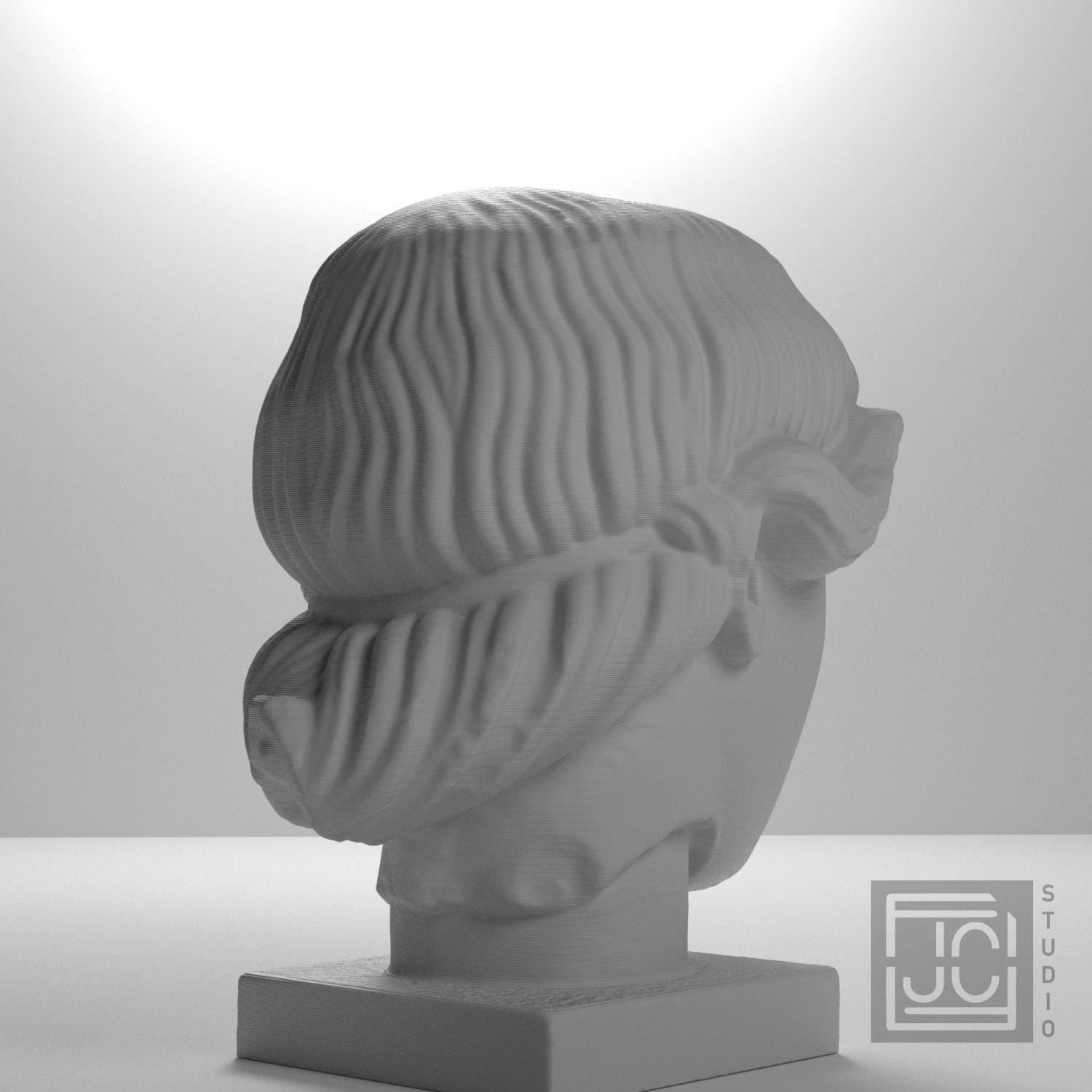 Orpheus Head 3D Printed Museum Replica