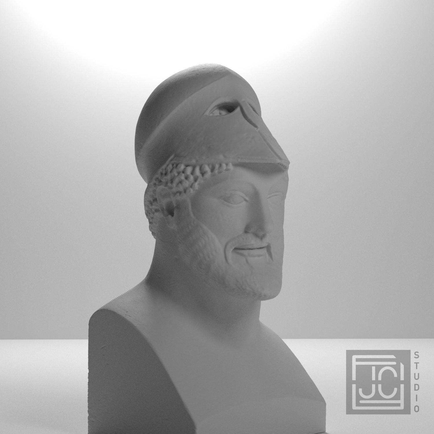 Warrior with Helmet Miltiades