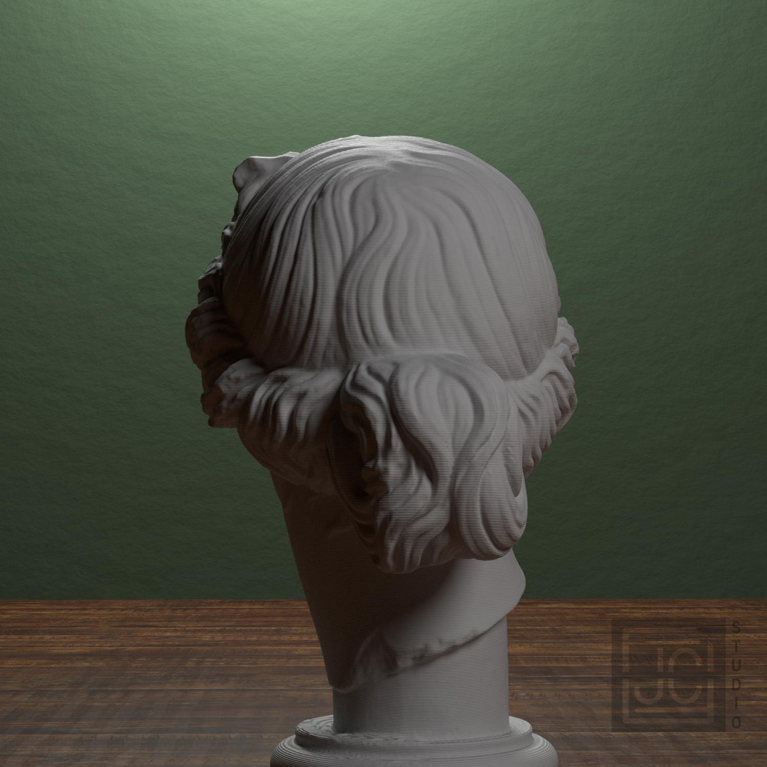Apollo Giustiniani 3D Printed Collectible Bust