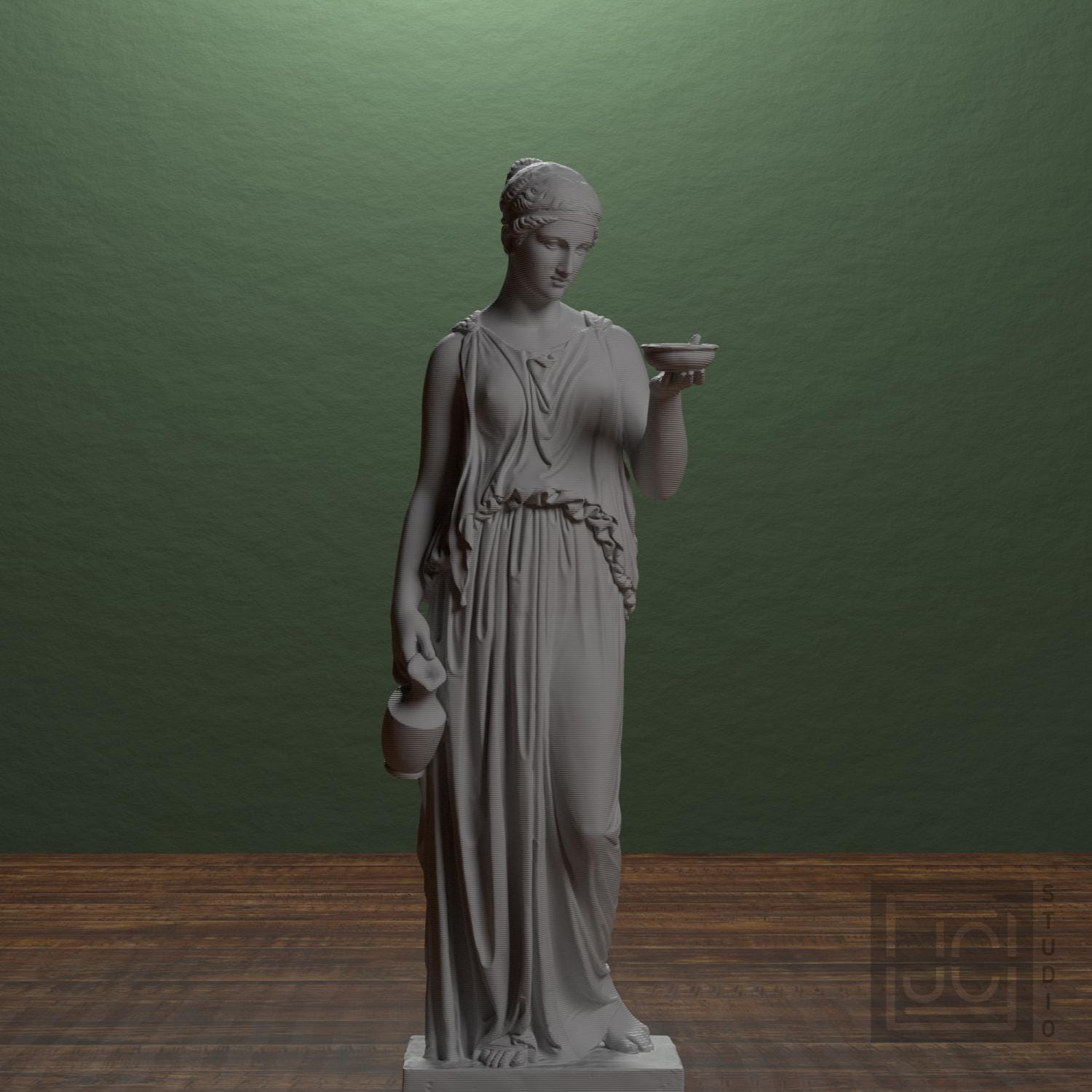 Hebe 3D Printed Classical Sculpture