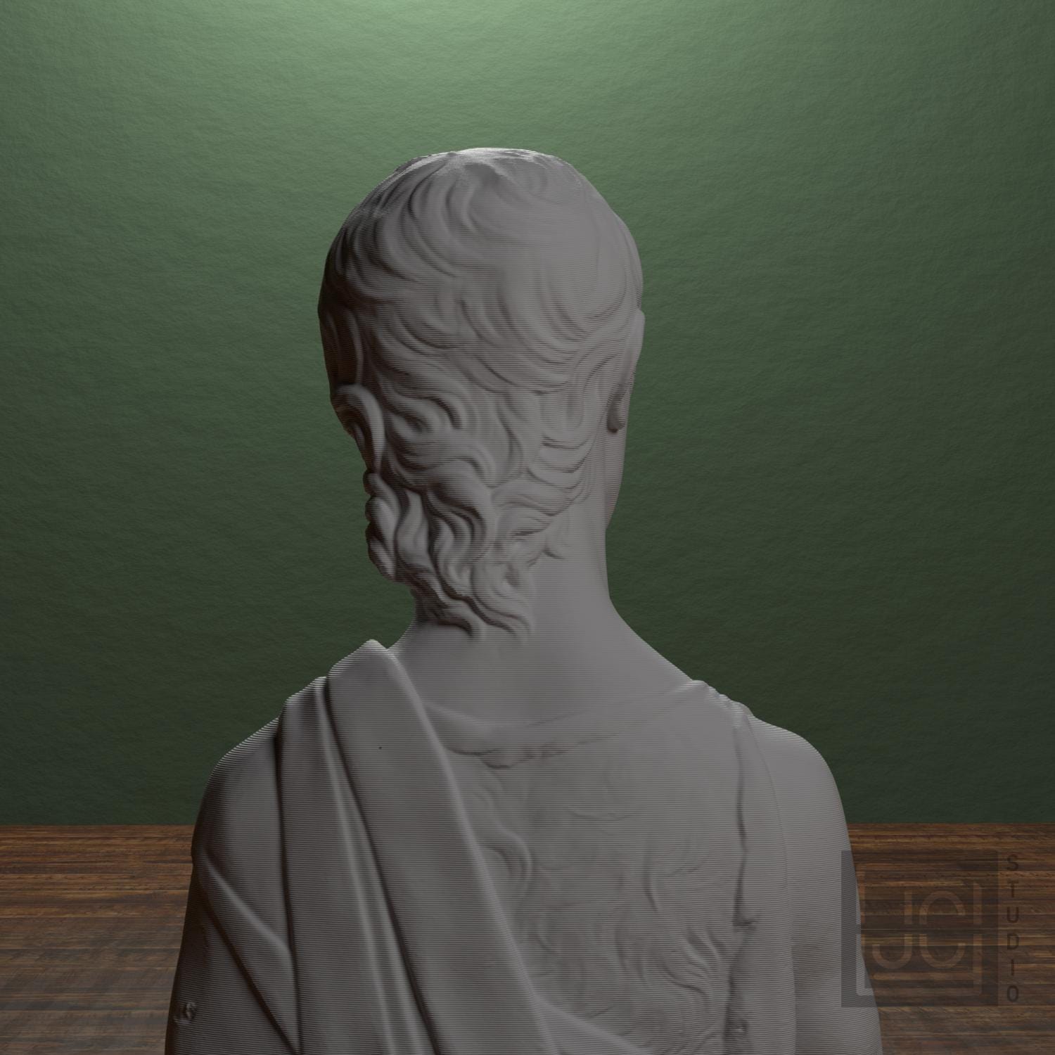 John the Baptist as a Boy 3D Printed Collectible Bust