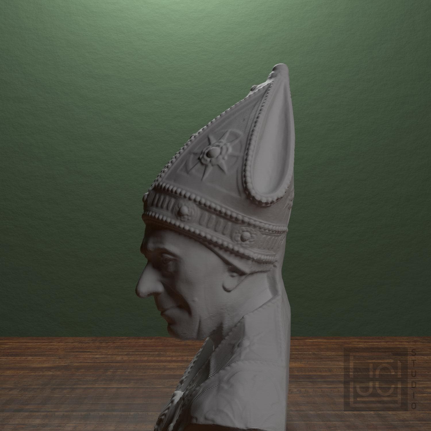 Bishop Leonardo Salutati 3D Printed Collectible Bust