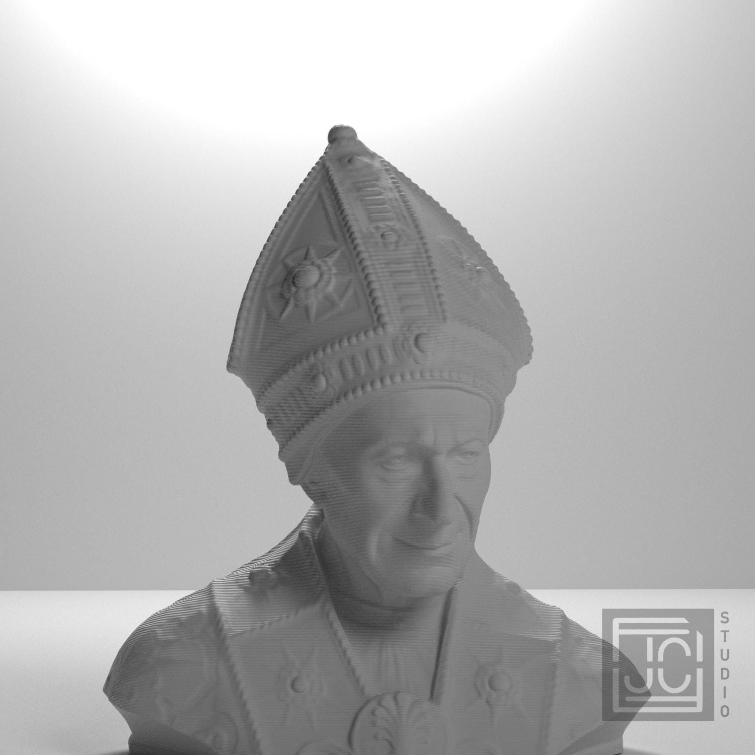 Bishop Leonardo Salutati 3D Printed Collectible Bust