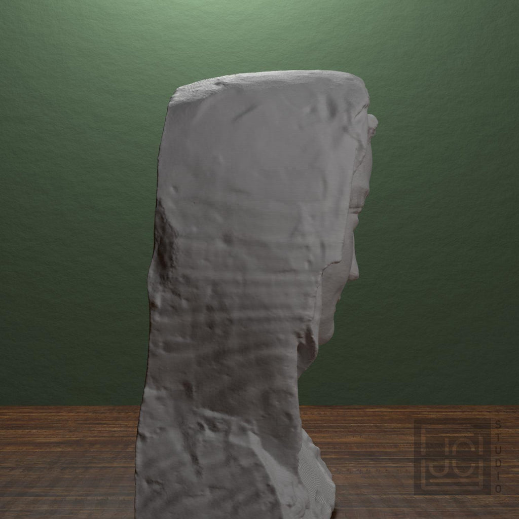 Head of a Wise Virgin 3D Printed Museum Replica