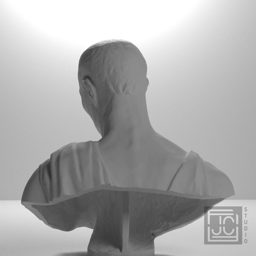Museum Portrait 3D Printed Collectible Bust