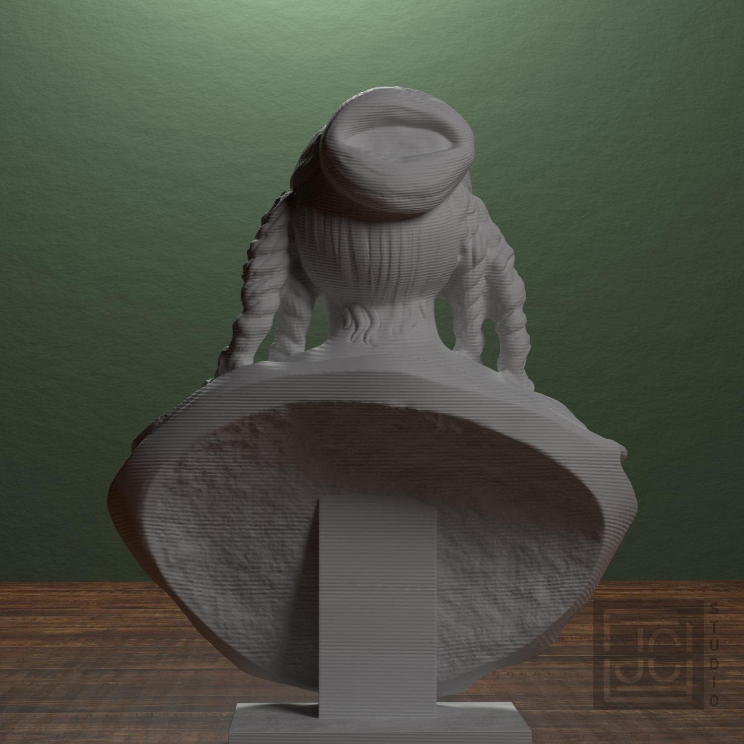 Marie Louise Gonzaga 3D Printed Collectible Bust