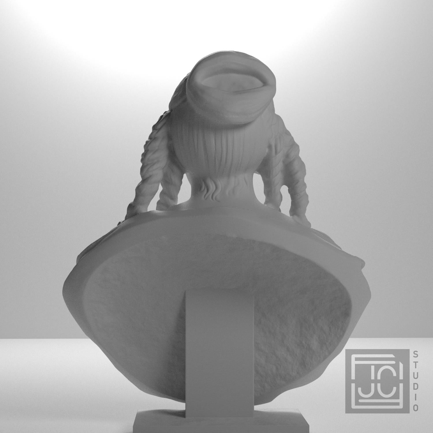 Marie Louise Gonzaga 3D Printed Collectible Bust