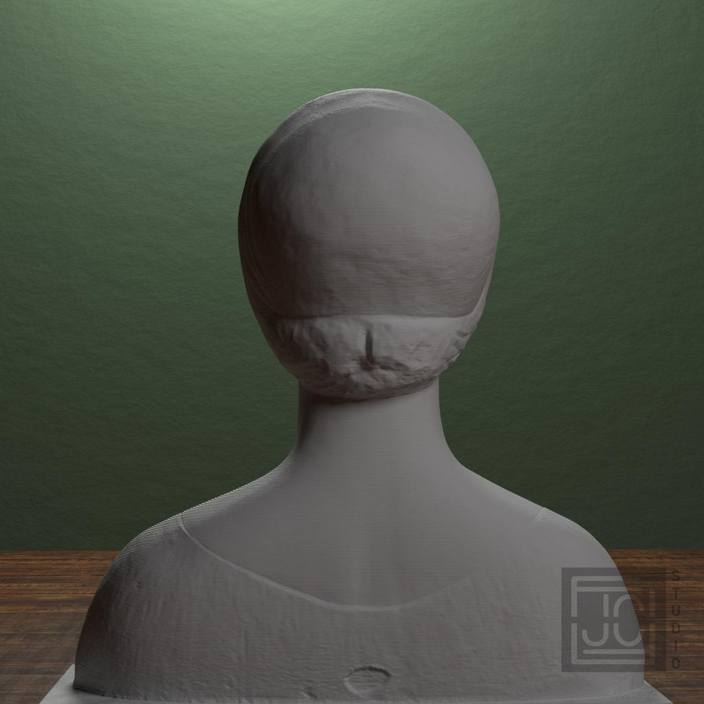 Portrait Bust, Possibly Isabella of Aragon - 3D Printed Replica