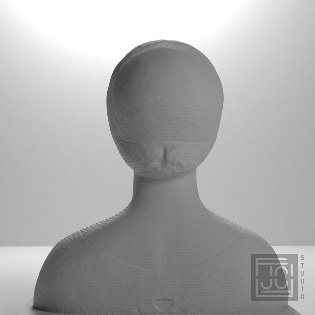 Portrait Bust, Possibly Isabella of Aragon - 3D Printed Replica