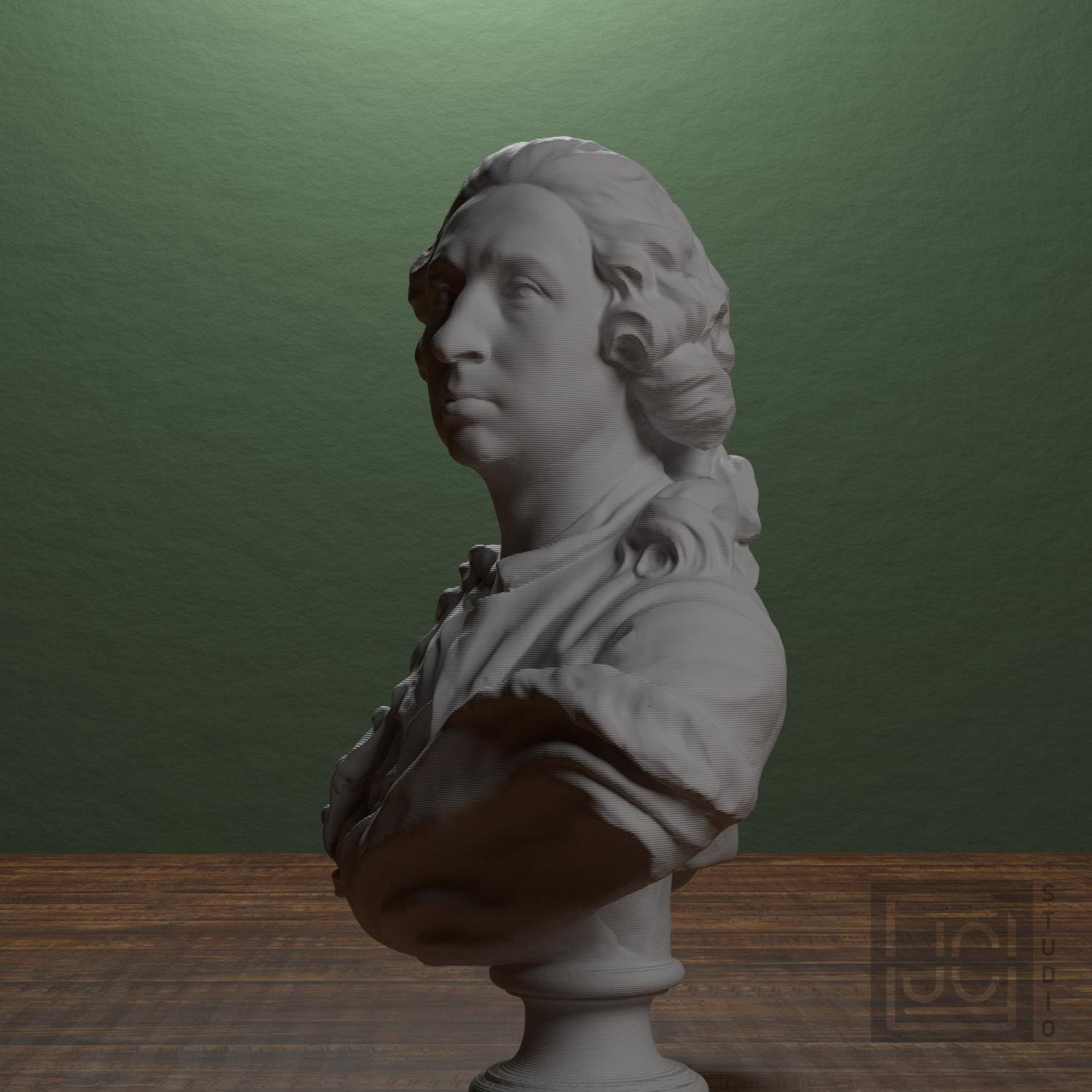 C. G. T. Taraval 3D Printed Collectible Bust