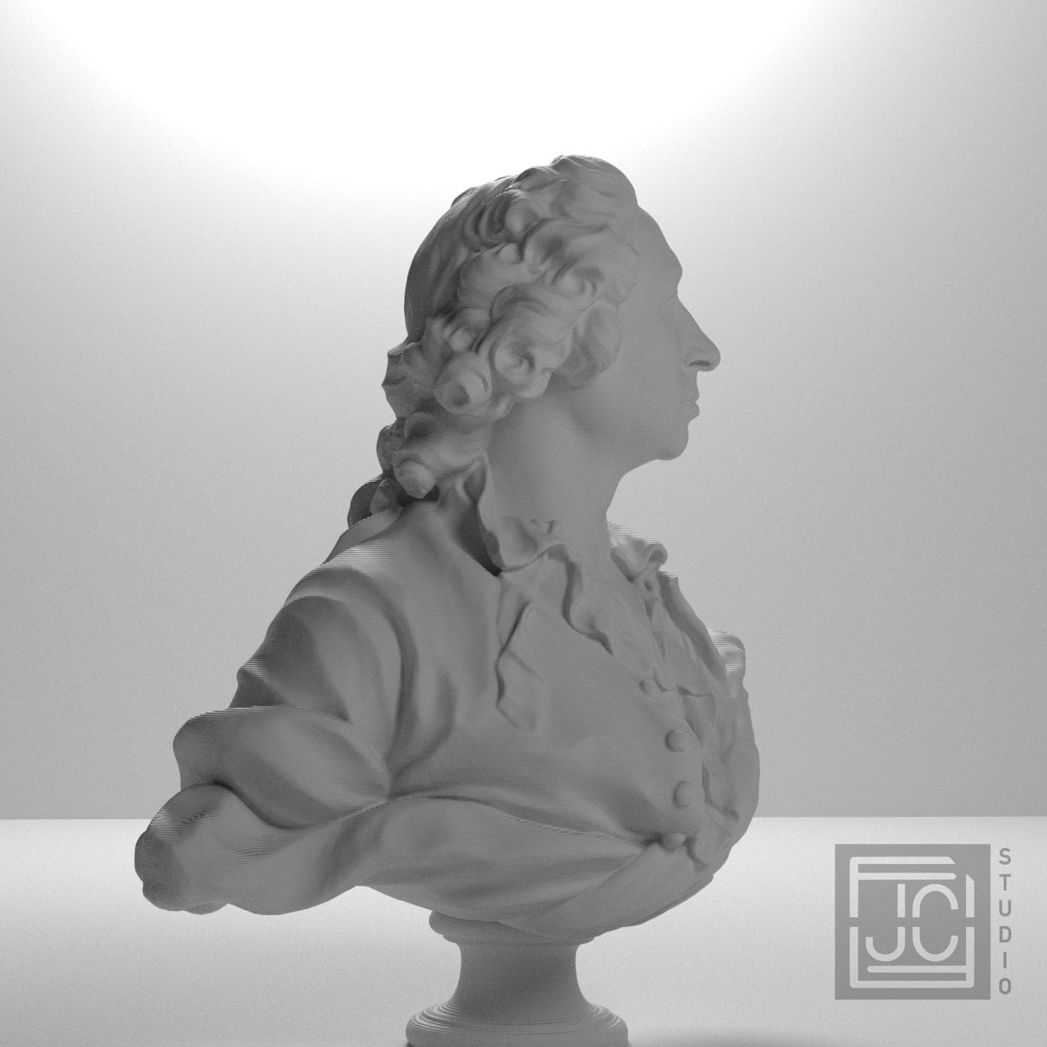C. G. T. Taraval 3D Printed Collectible Bust