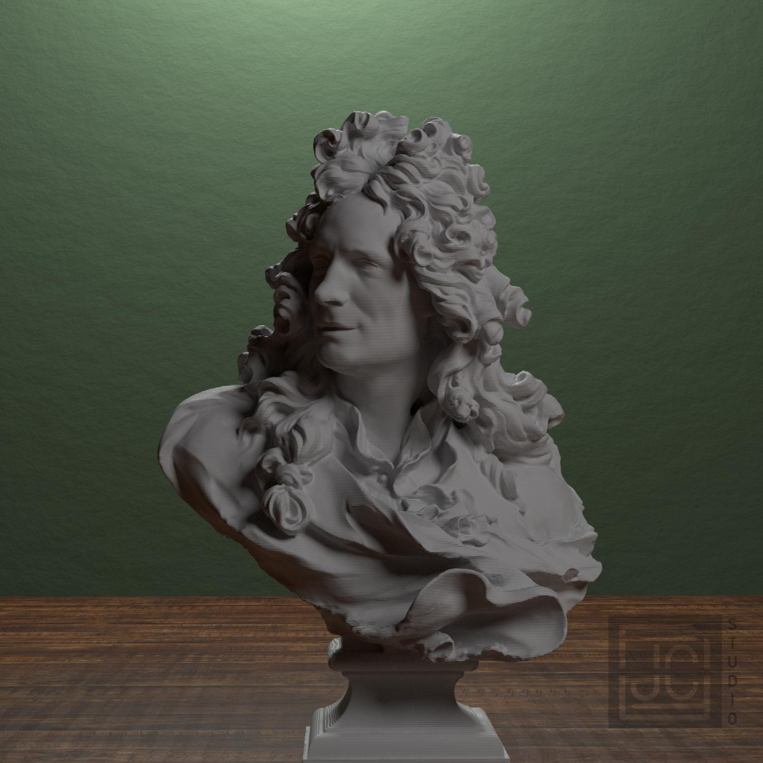 Corneille van Cleve 3D Printed Collectible Bust