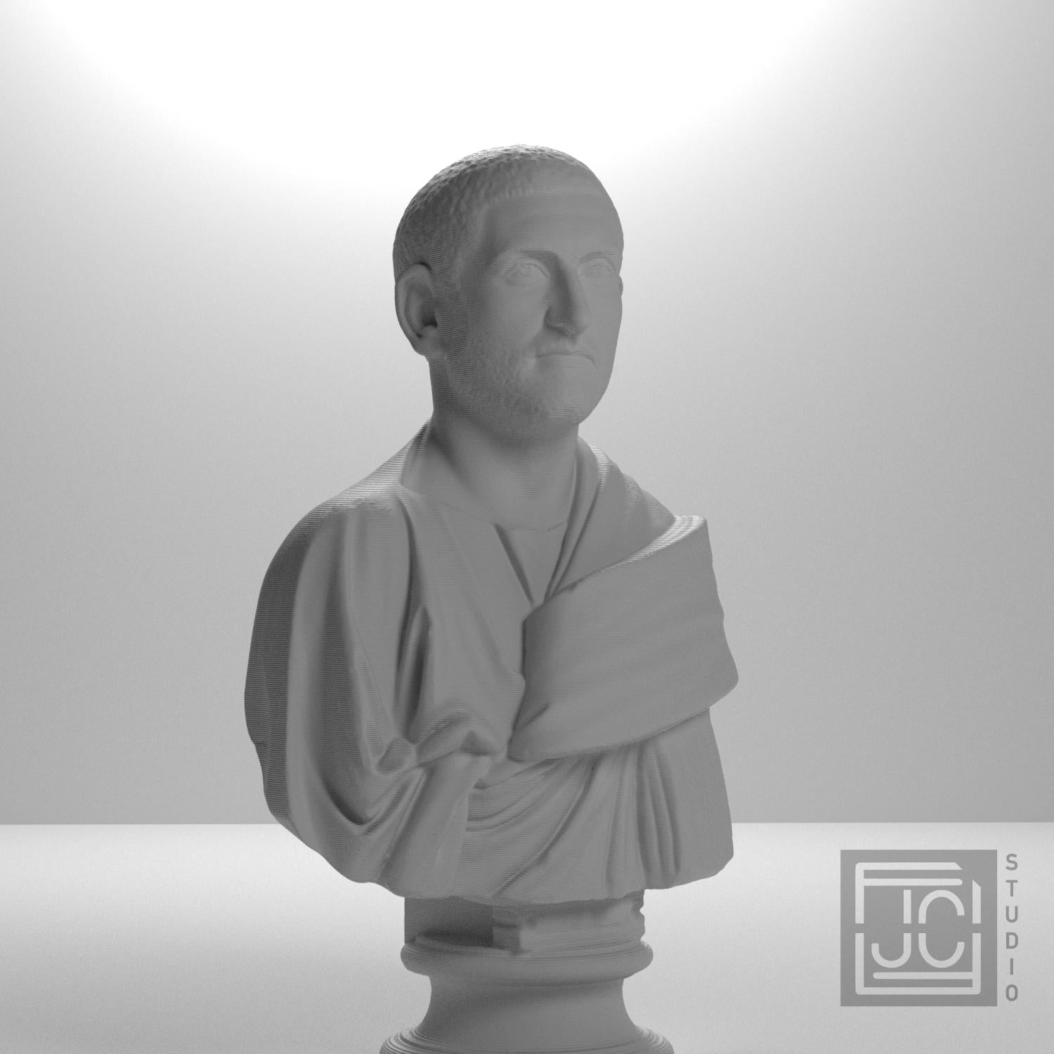 Gordianus Africanus (?) 3D Printed Collectible Bust