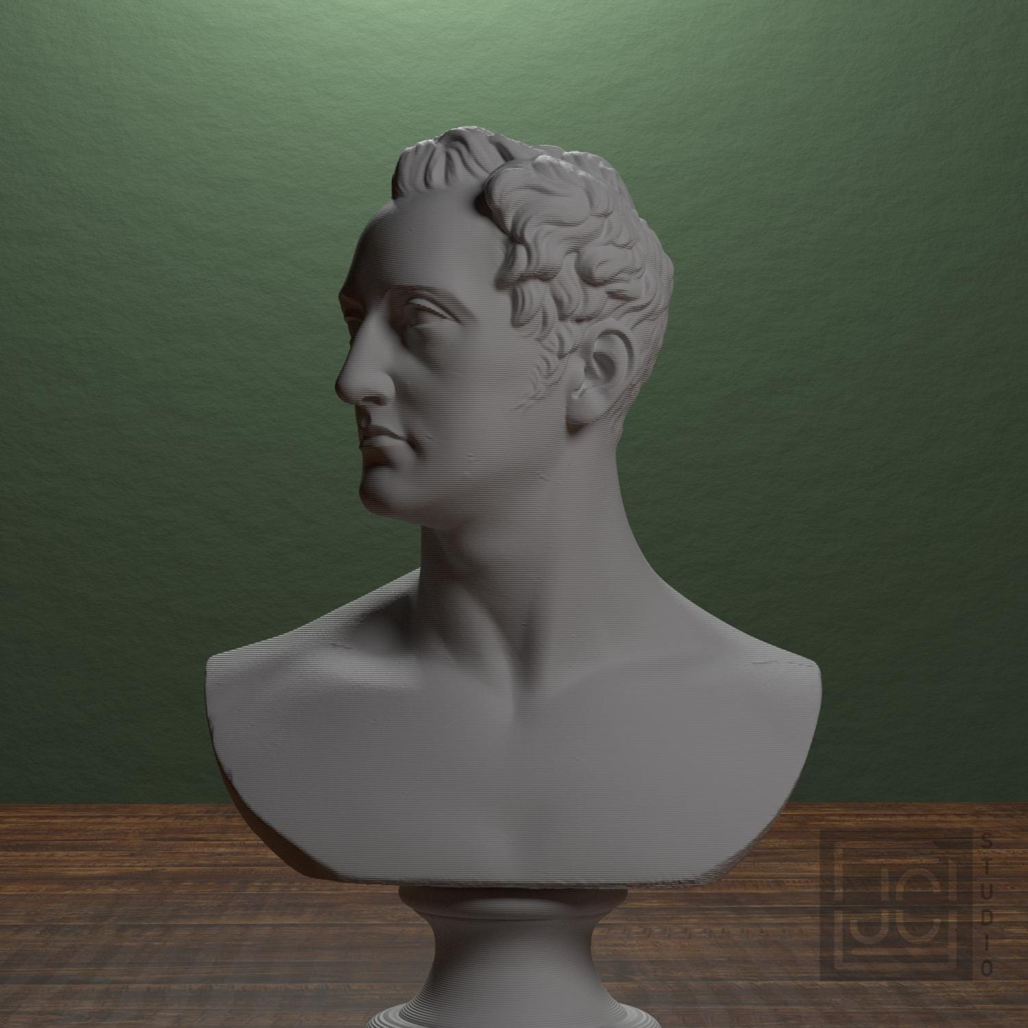 Nicholas I of Russia 3D Printed Collectible Bust