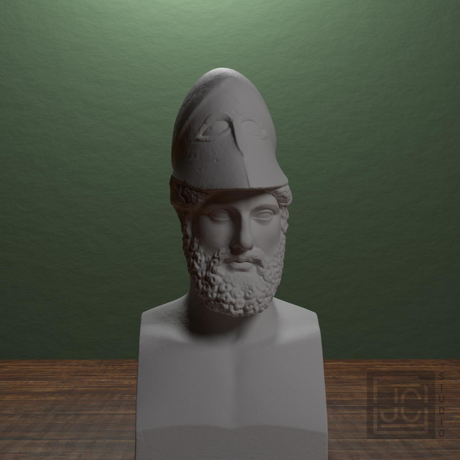 Pericles, Kimon, or Cimon 3D Printed Collectible Bust