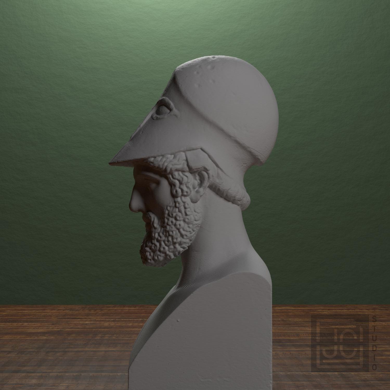 Pericles, Kimon, or Cimon 3D Printed Collectible Bust