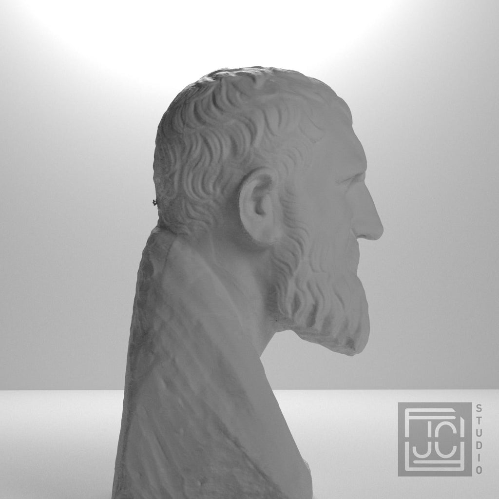 Zeno of Kition 3D Printed Collectible Bust