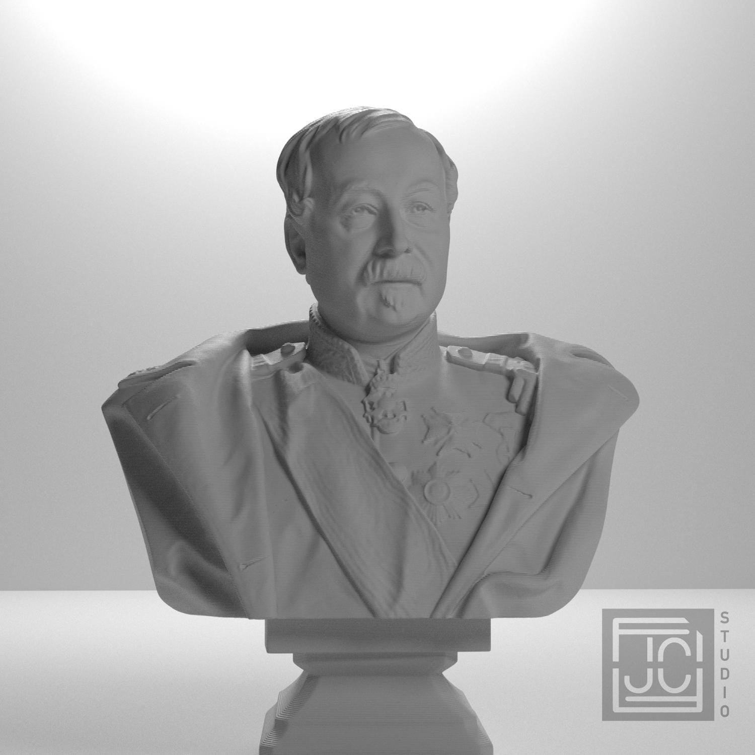 Major General Johan af Kleen 3D Printed Collectible Bust