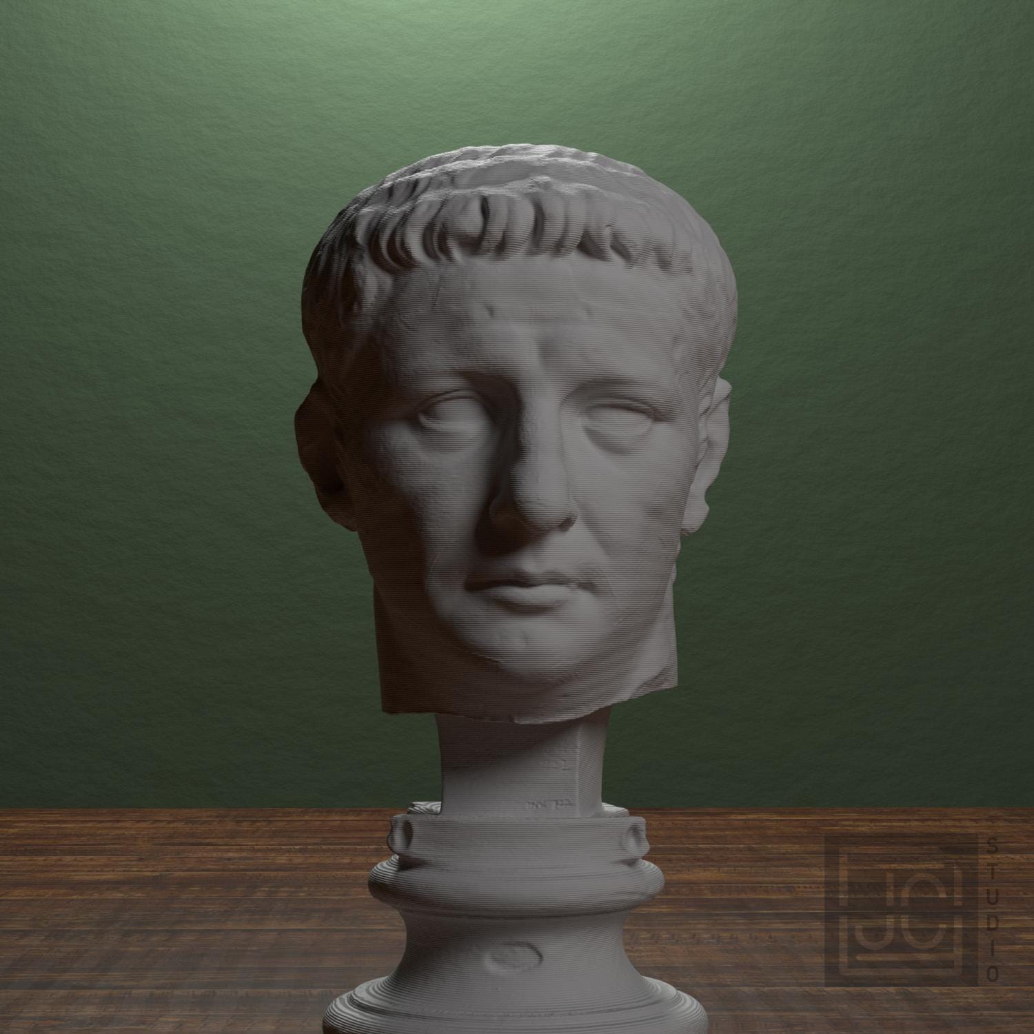 Claudius 3D Printed Collectible Bust