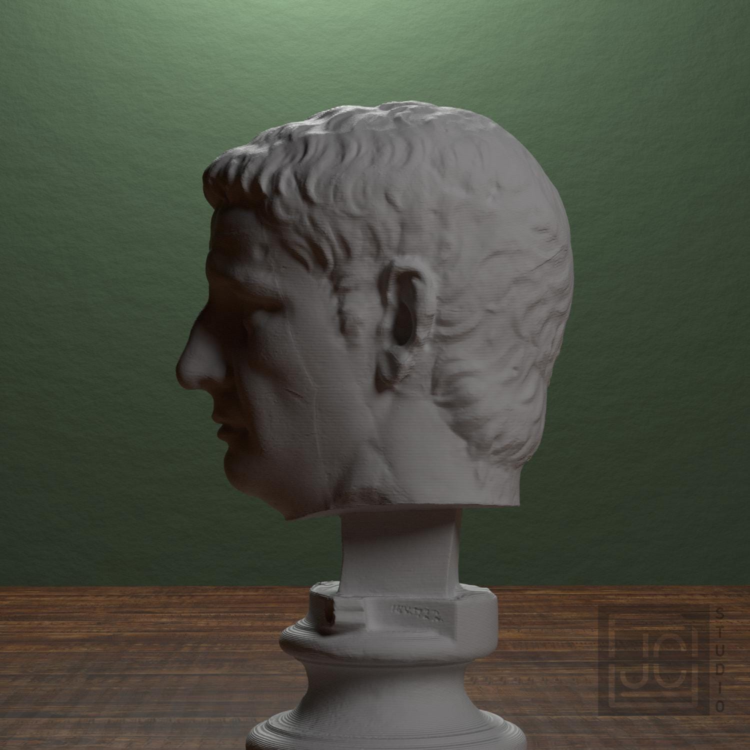 Claudius 3D Printed Collectible Bust