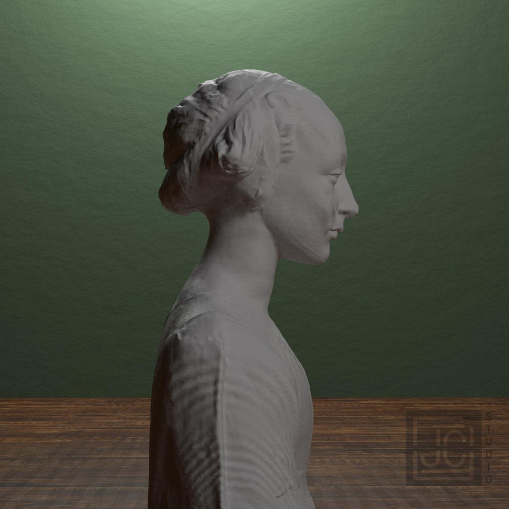 Portrait of a Woman 3D Printed Museum Replica